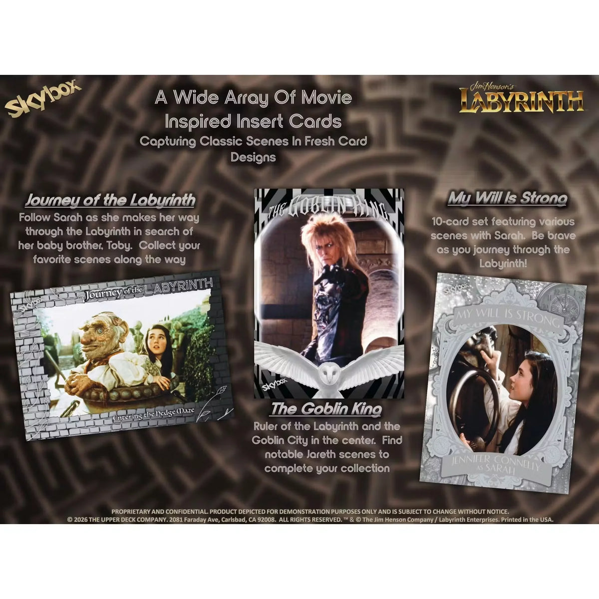 2026 Upper Deck Skybox Labyrinth Hobby 20-Box Case | Presell | P6139024