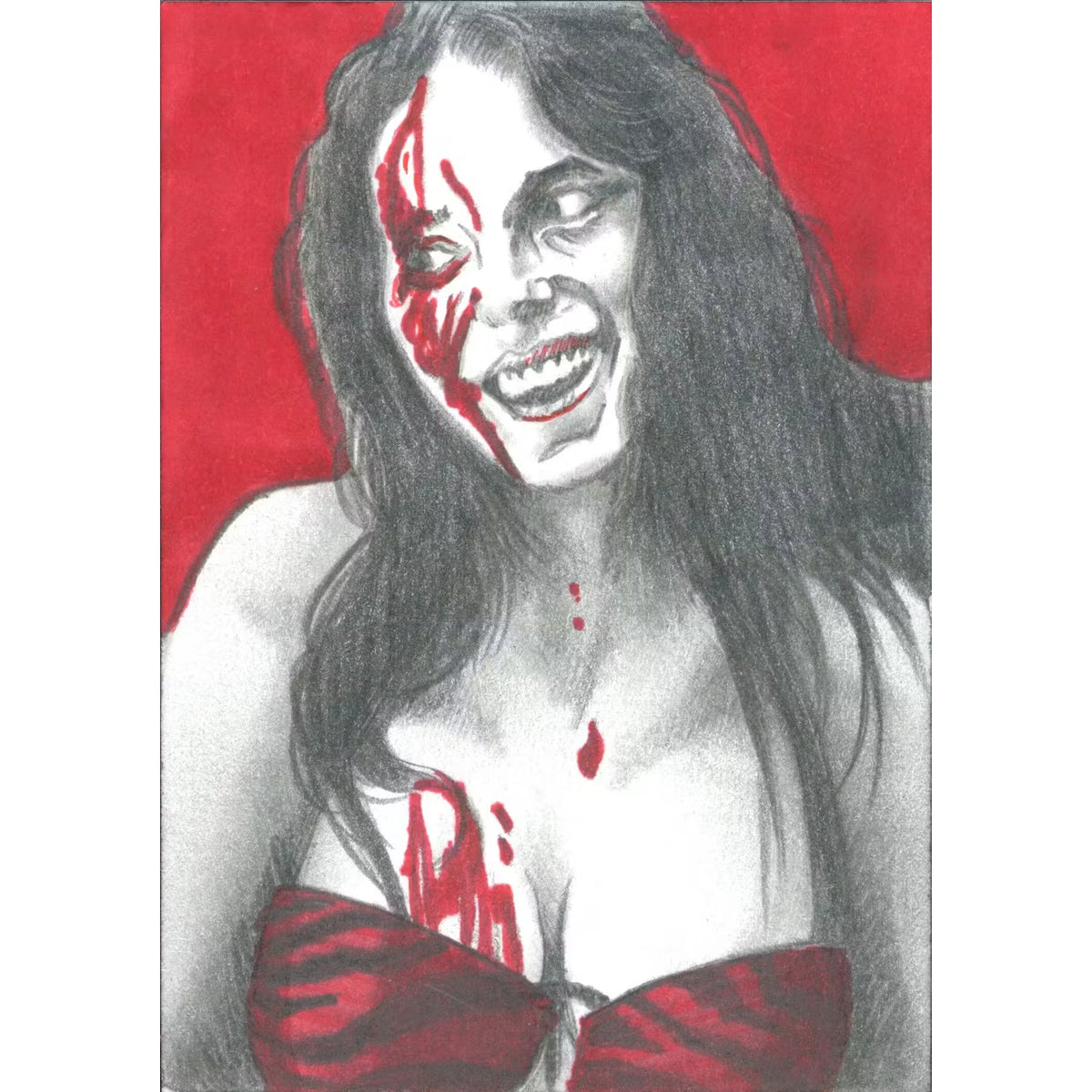 2026 Hit Parade Scream Scene III Sketch Card by Jeff Perdziak and Nick Cherre | P6572020