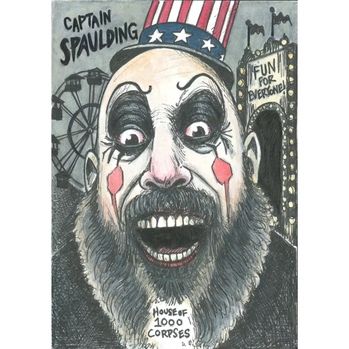 2026 Hit Parade Scream Scene III Sketch Card by Jeff Perdziak and Nick Cherre | P6572020