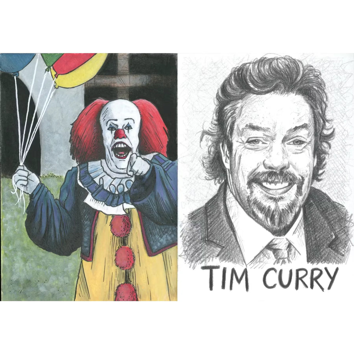 2026 Hit Parade Scream Scene III Sketch Card by Jeff Perdziak and Nick Cherre | P6572020