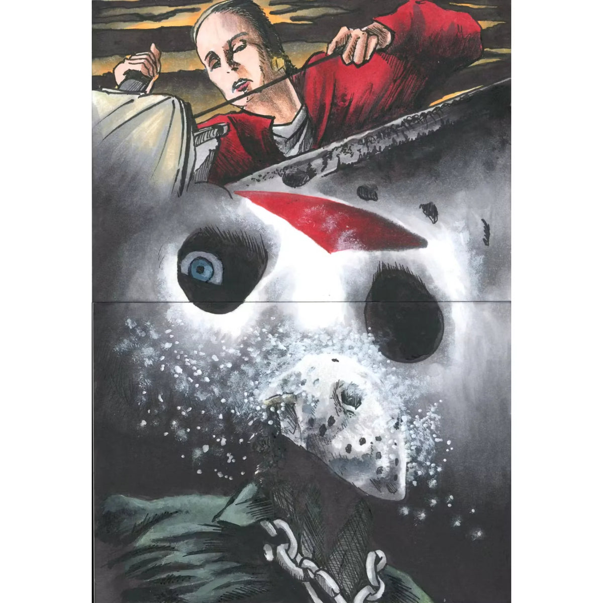 2026 Hit Parade Scream Scene III Sketch Card by Jeff Perdziak and Nick Cherre | P6572020