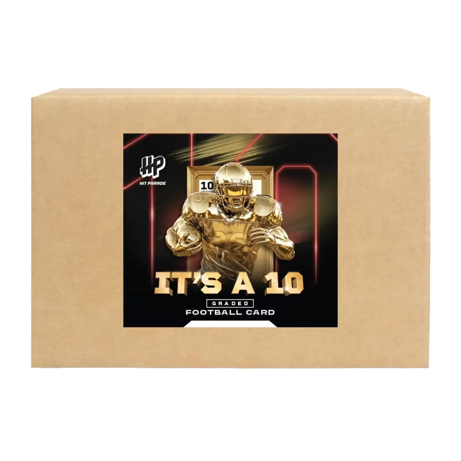 2026 Hit Parade Football Graded Card It's A 10 Series 6 Hobby 10-Box Case | P6572099