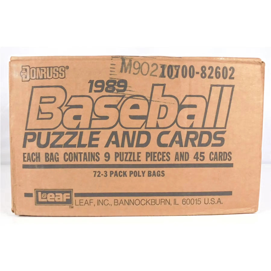 1989 Donruss Baseball 72-Rack Pack Case | Factory Sealed (Ships Sealed Only) | P6572752