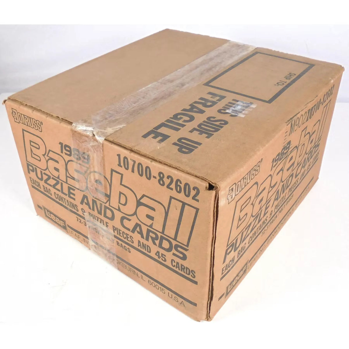 1989 Donruss Baseball 72-Rack Pack Case | Factory Sealed (Ships Sealed Only) | P6572752
