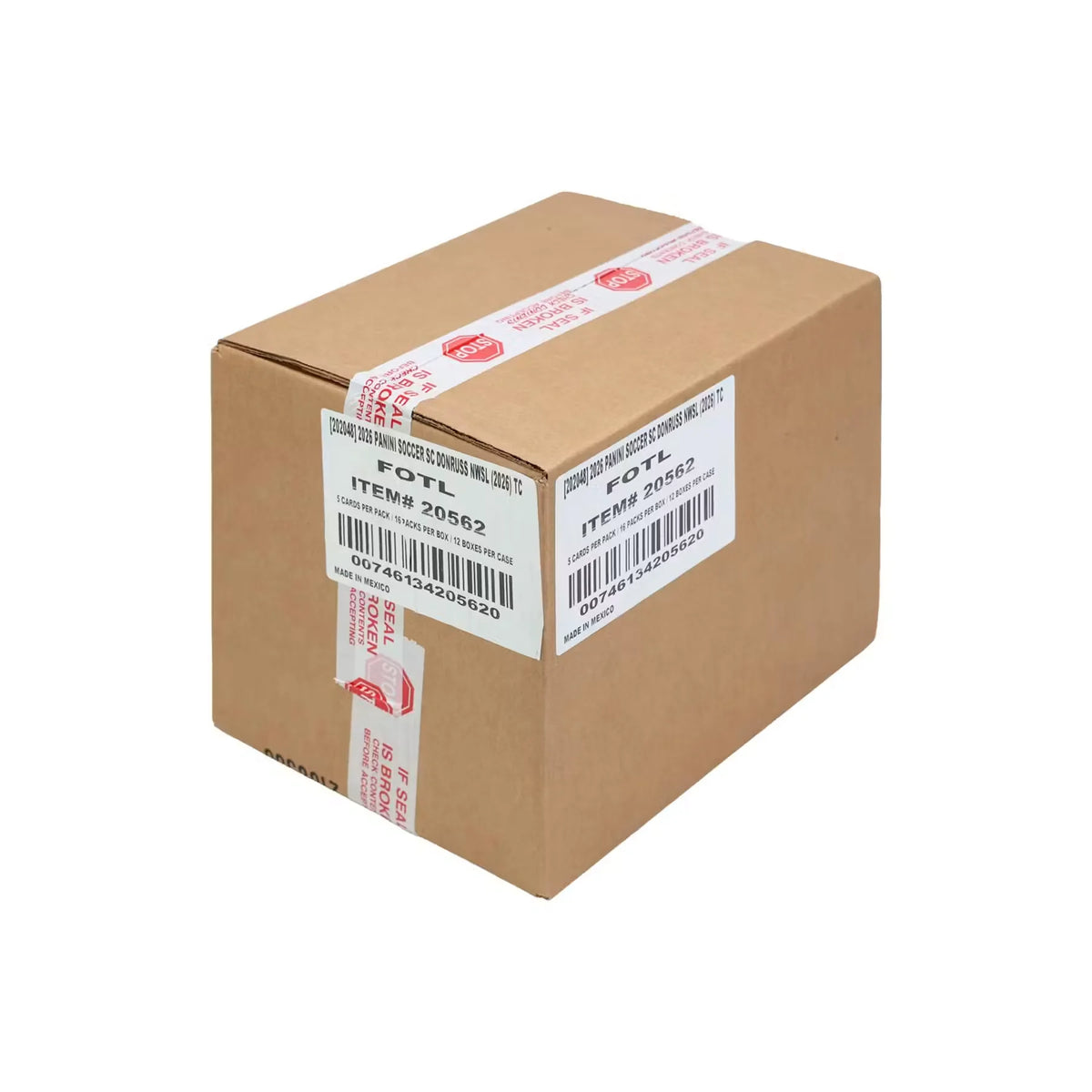 2026 Panini Donruss Optic NWSL Soccer FOTL Hobby 12-Box Case | P6573583