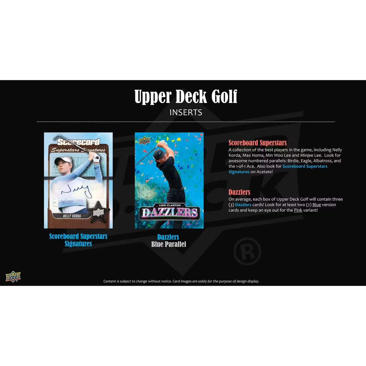 2027 Upper Deck Golf Hobby 12-Box Case | Presell (Ships Sealed Only) | P6573671