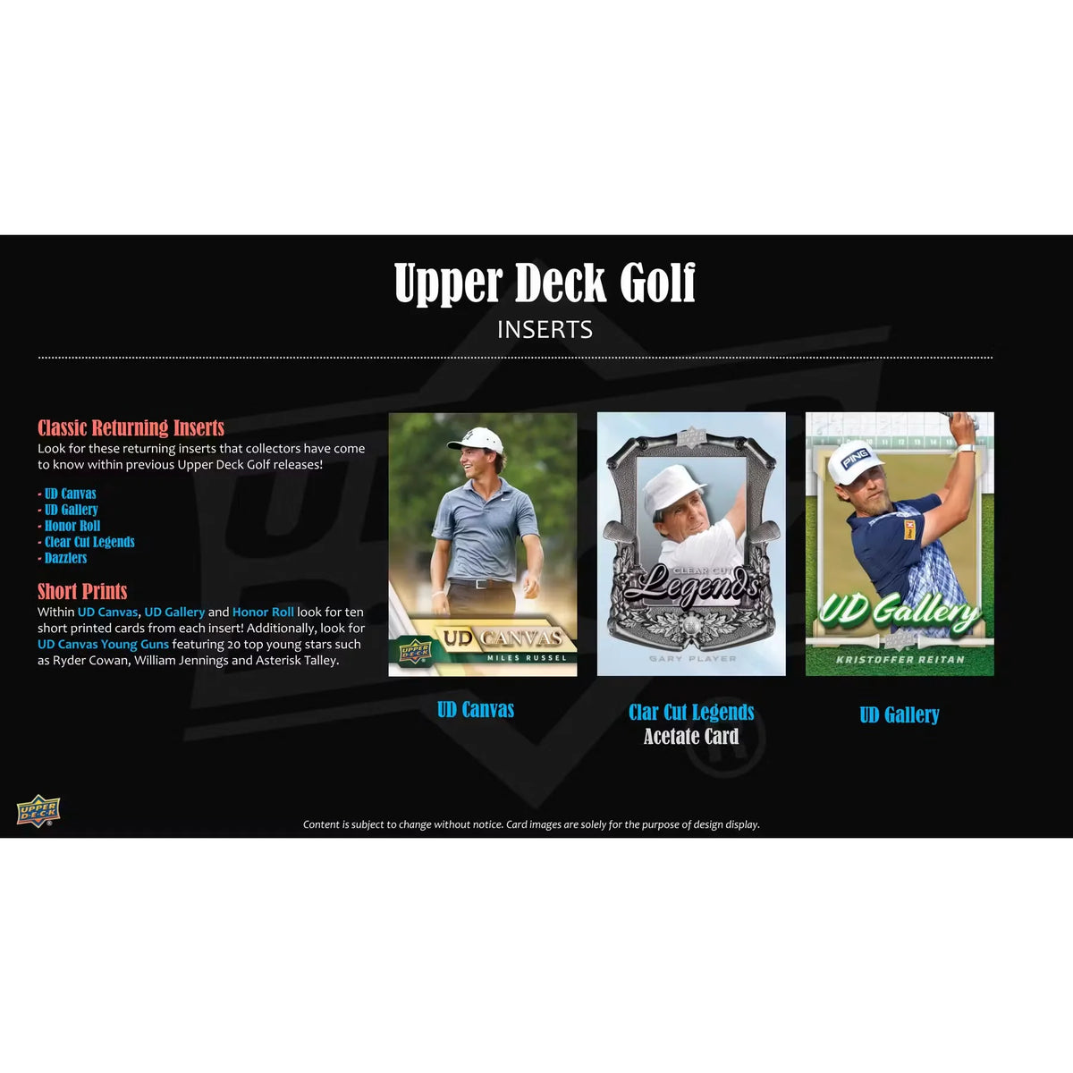 2027 Upper Deck Golf Hobby 12-Box Case | Presell (Ships Sealed Only) | P6573671