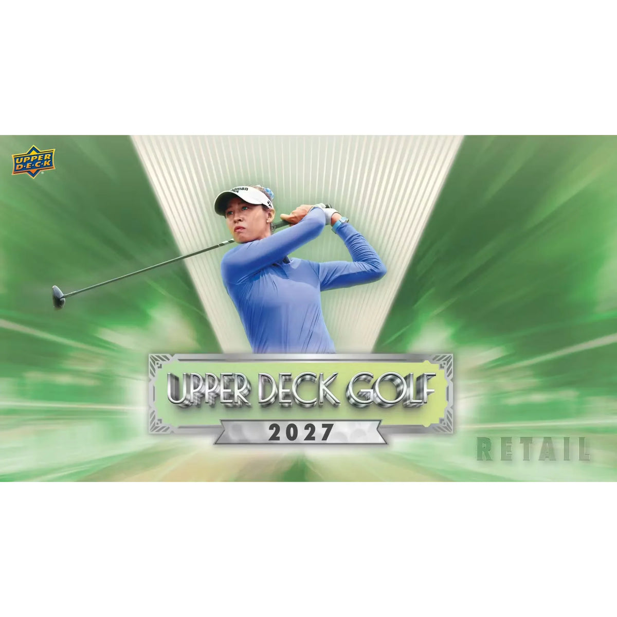 2027 Upper Deck Golf Tin Case | 12 Tins, Young Guns & Inserts | P6573674