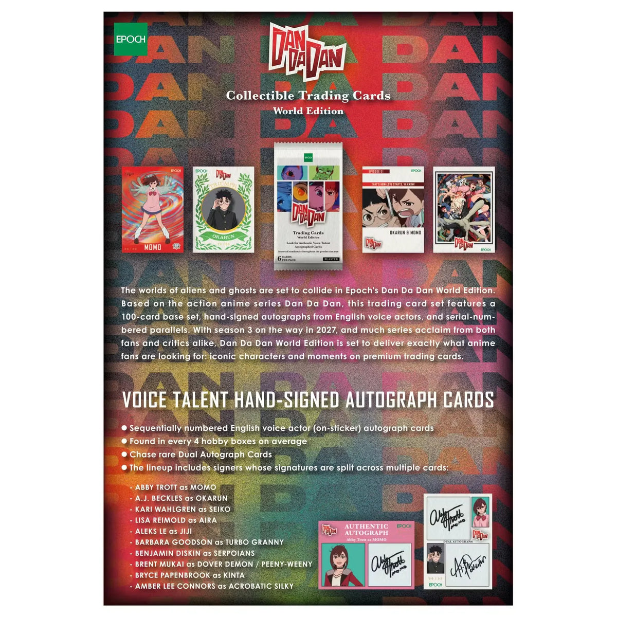 2026 Epoch Dan Da Dan World Edition Hobby 12-Box Case | Presell | P6576790