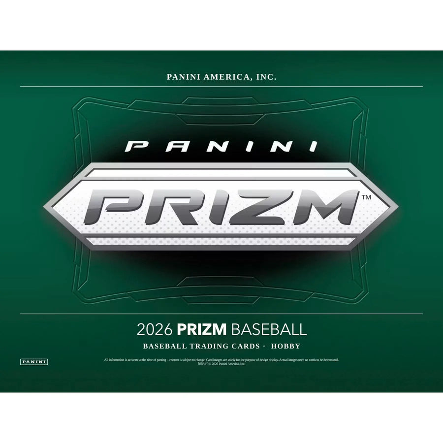 2026 Panini Prizm Baseball Hobby 12-Box Case | Presell (Ships Sealed Only)