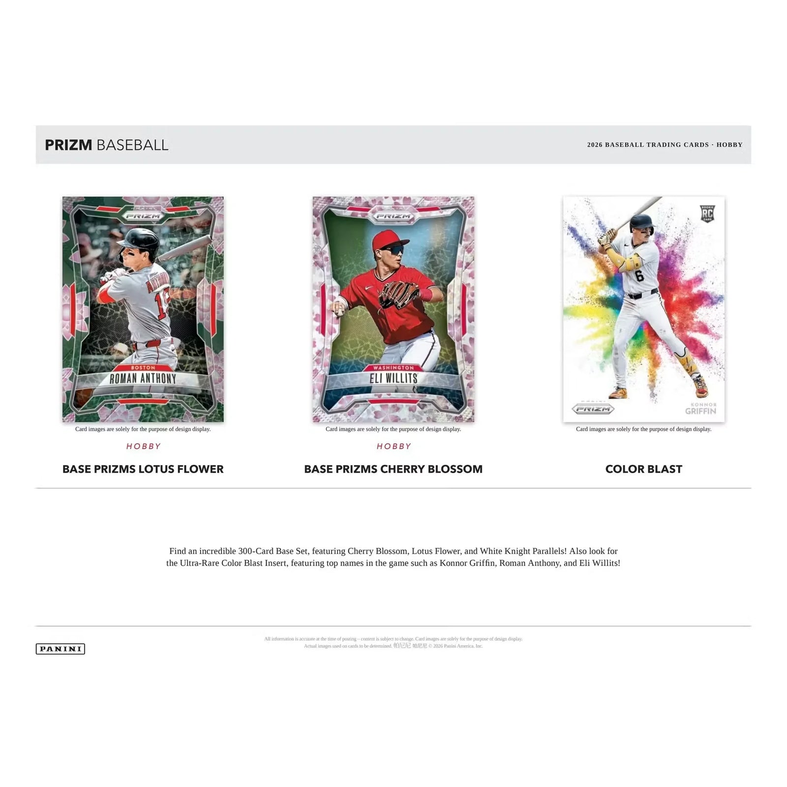 2026 Panini Prizm Baseball Hobby 12-Box Case | Presell (Ships Sealed Only)