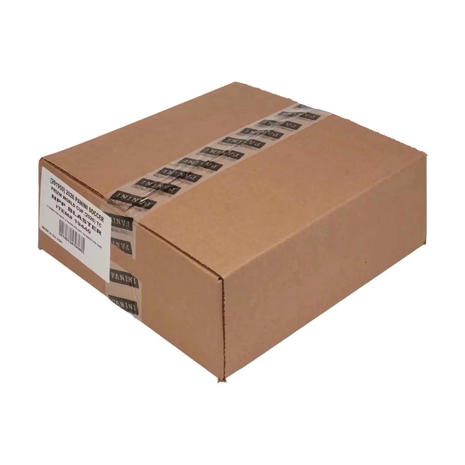 2026 Panini Prizm FIFA World Cup Soccer Blaster 20-Box Case (Ships Sealed Only)