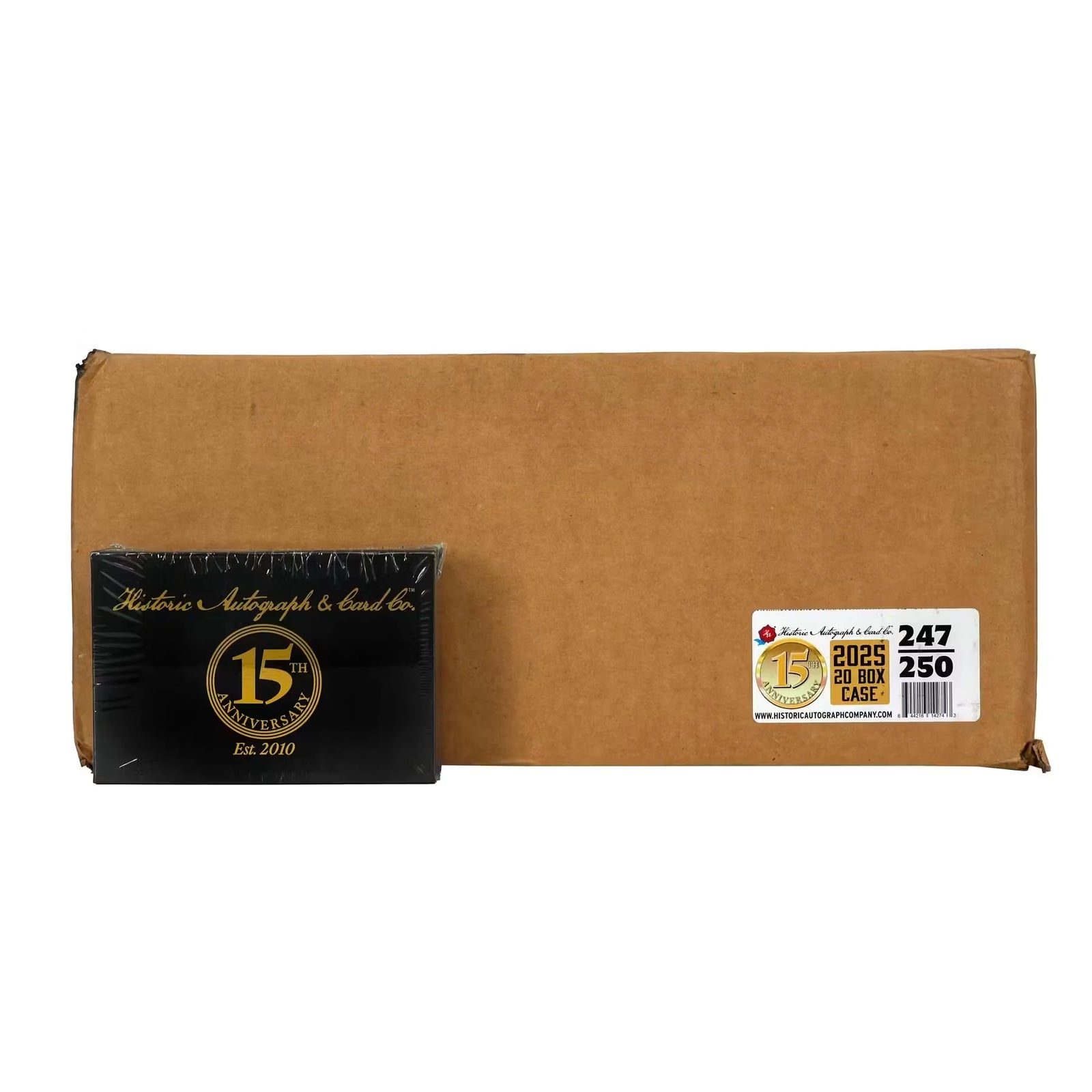 2025 Historic Autographs 15th Anniversary Hobby Case | 20 Boxes