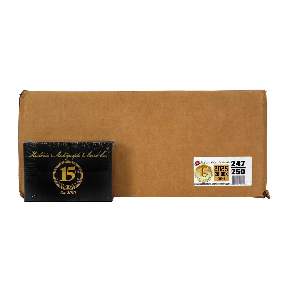 2025 Historic Autographs 15th Anniversary Hobby Case | 20 Boxes