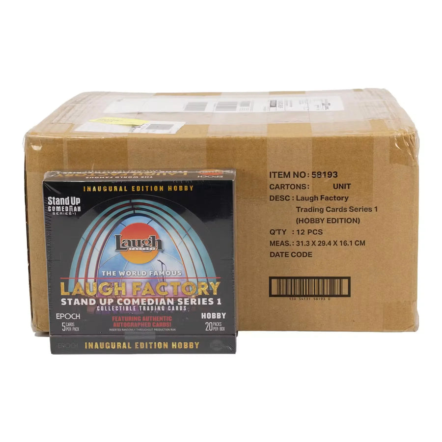 2026 Epoch Laugh Factory Stand-Up Comedian Series 1 Hobby 12-Box Case | P6700520