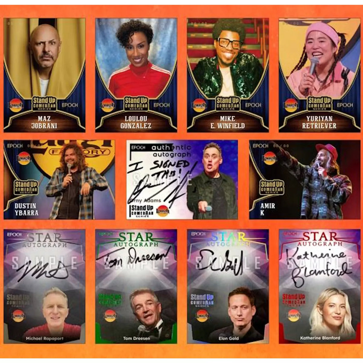 2026 Epoch Laugh Factory Stand-Up Comedian Series 1 Hobby 12-Box Case | P6700520