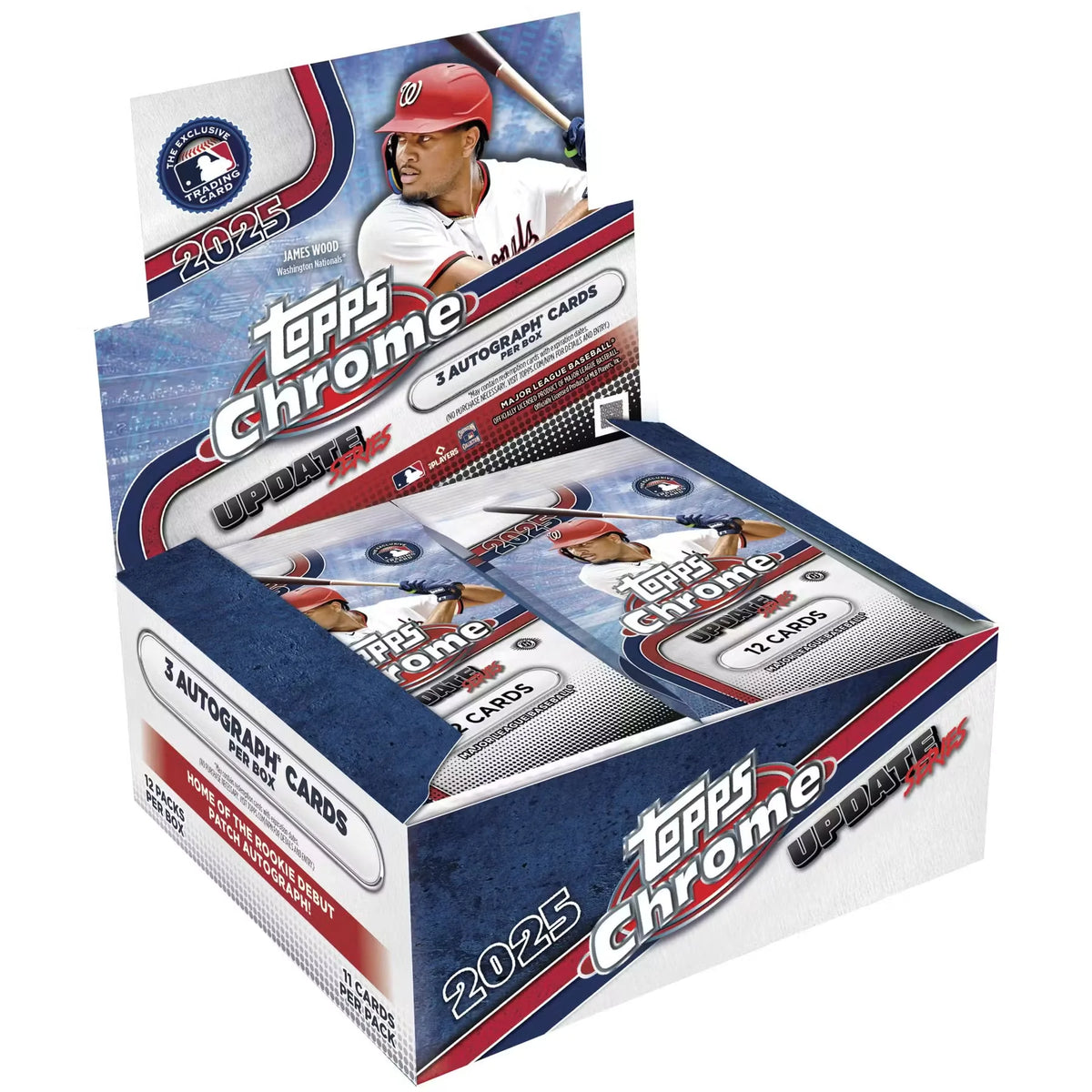 2025 Topps Chrome Update Series Baseball Hobby Jumbo 8-Box Case | P6700528