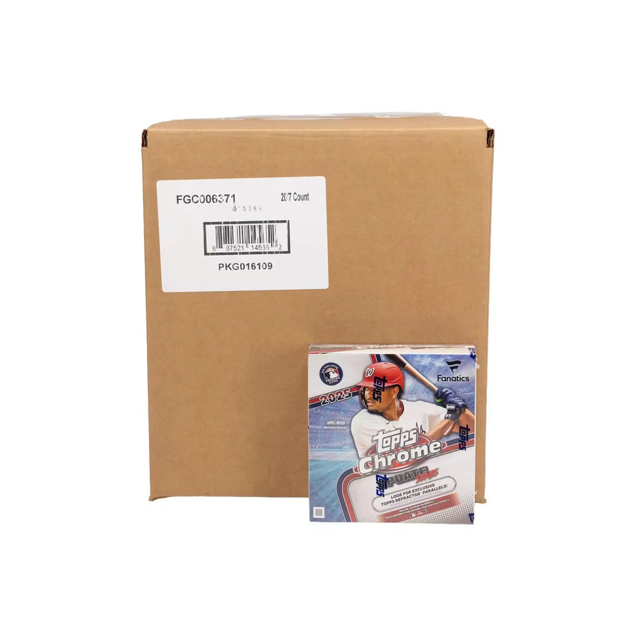 2025 Topps Chrome Update Series Baseball Mega 20-Box Case (Ships Sealed Only) | P6700530