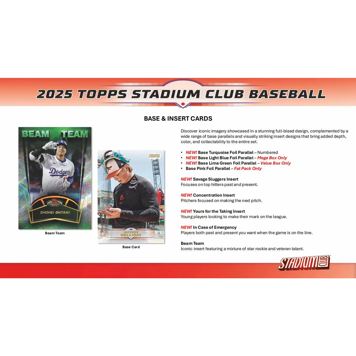 2025 Topps Stadium Club Baseball Mega 20-Box Case (Ships Sealed Only) - D | P6700532