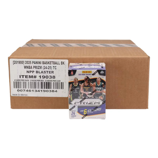 2025 Panini Prizm WNBA Basketball 20-Box Blaster Case | Ice Parallels | P6700542