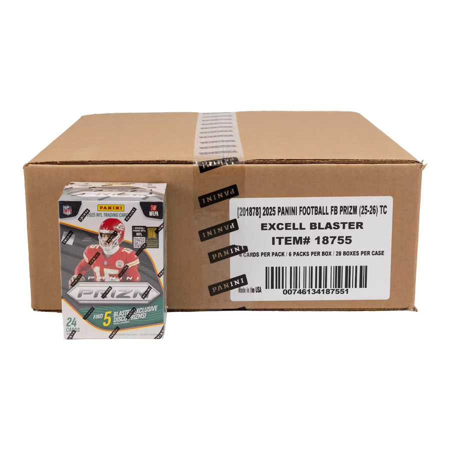 2025 Panini Prizm Football Blaster 20-Box Case | Disco Prizms | P6700552