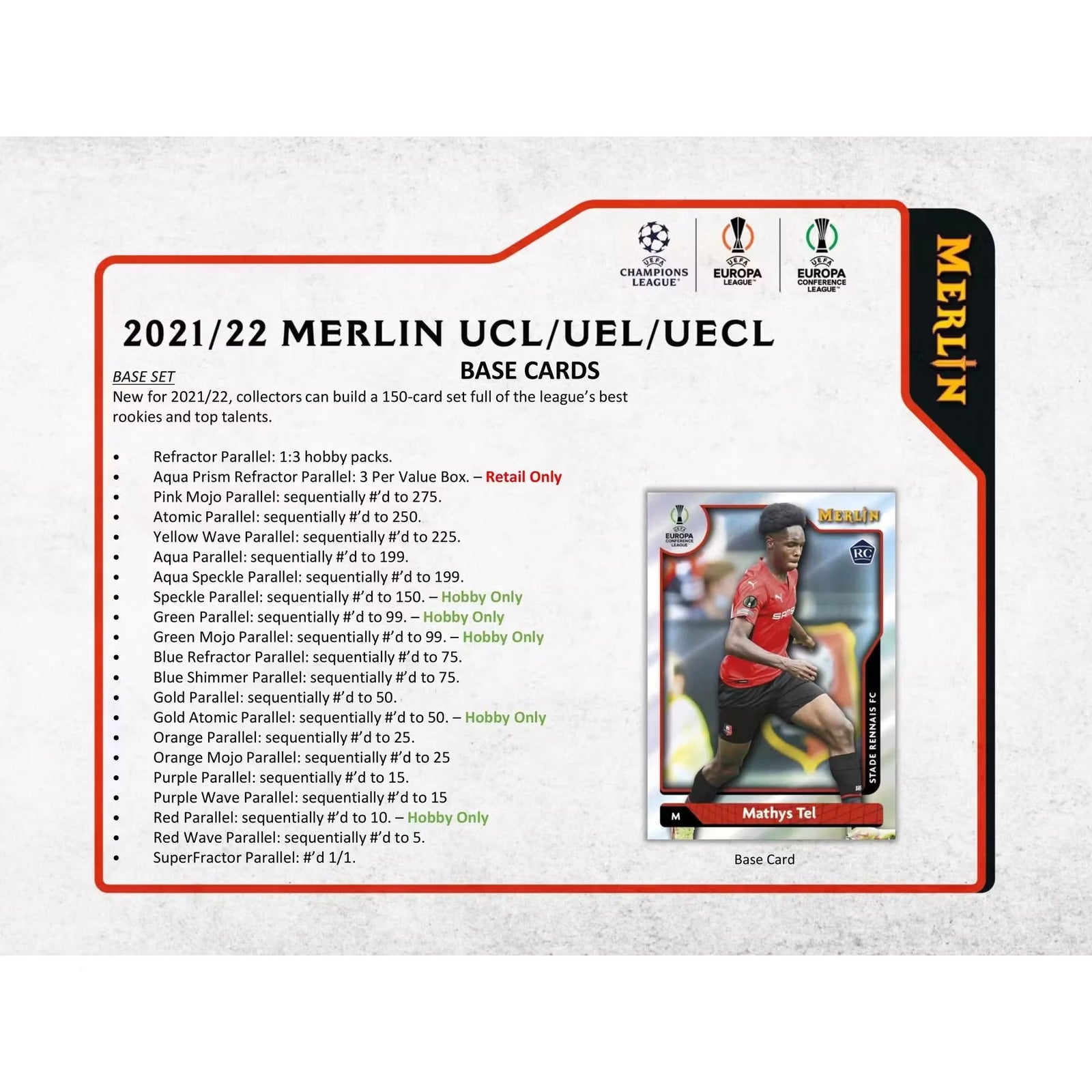 2021-22 Topps Merlin UEFA Champions League Hobby 12-Box Case (Ships Sealed Only)