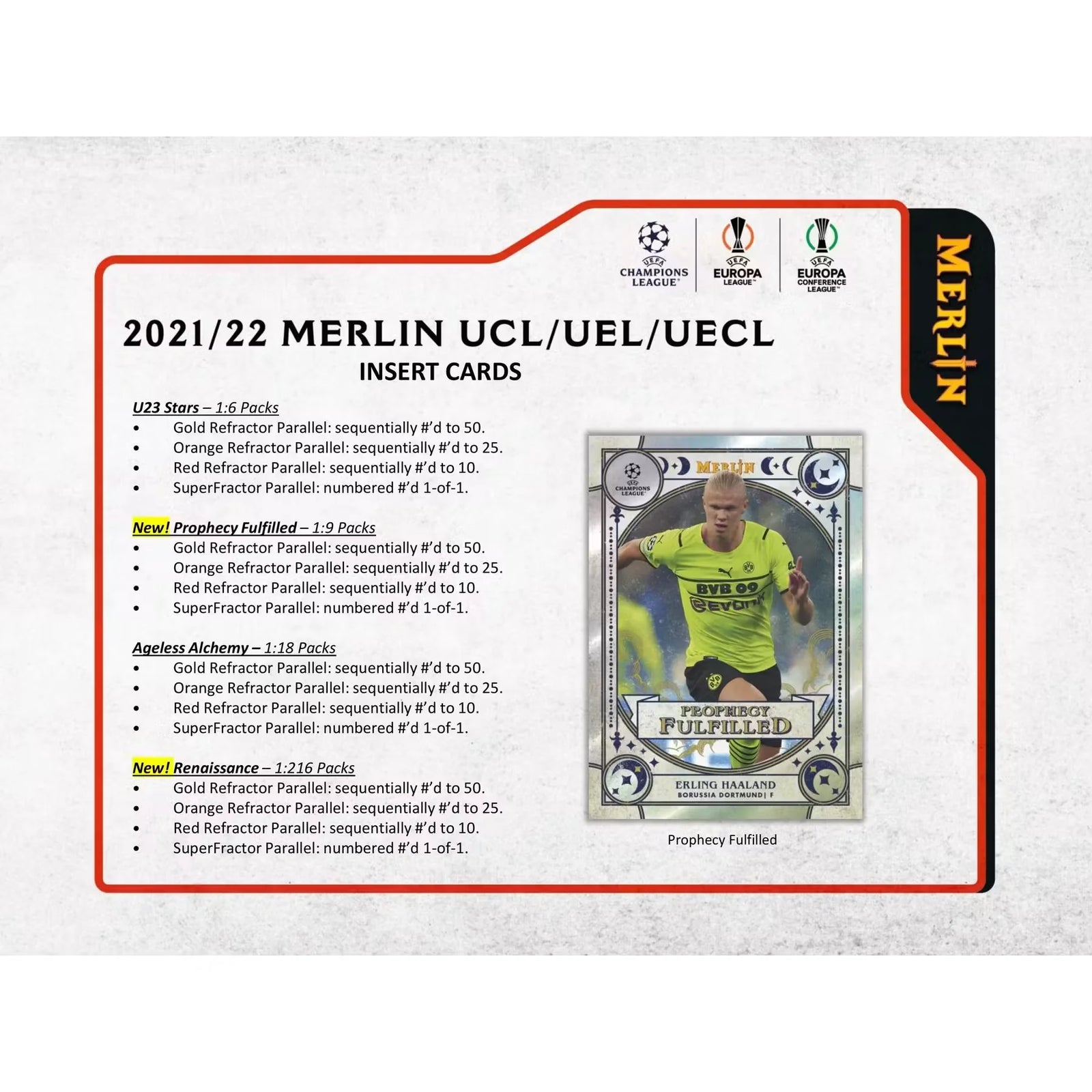 2021-22 Topps Merlin UEFA Champions League Hobby 12-Box Case (Ships Sealed Only)