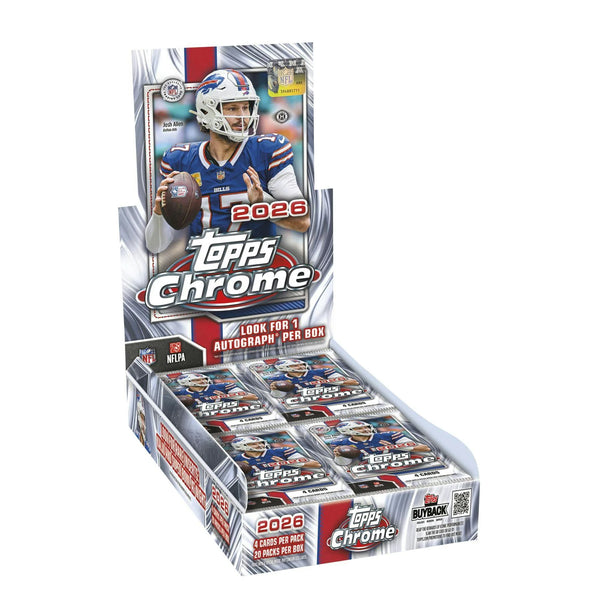 2026 Topps Chrome Football Hobby 12-Box Case | Presell (Ships Sealed Only) | P7657869