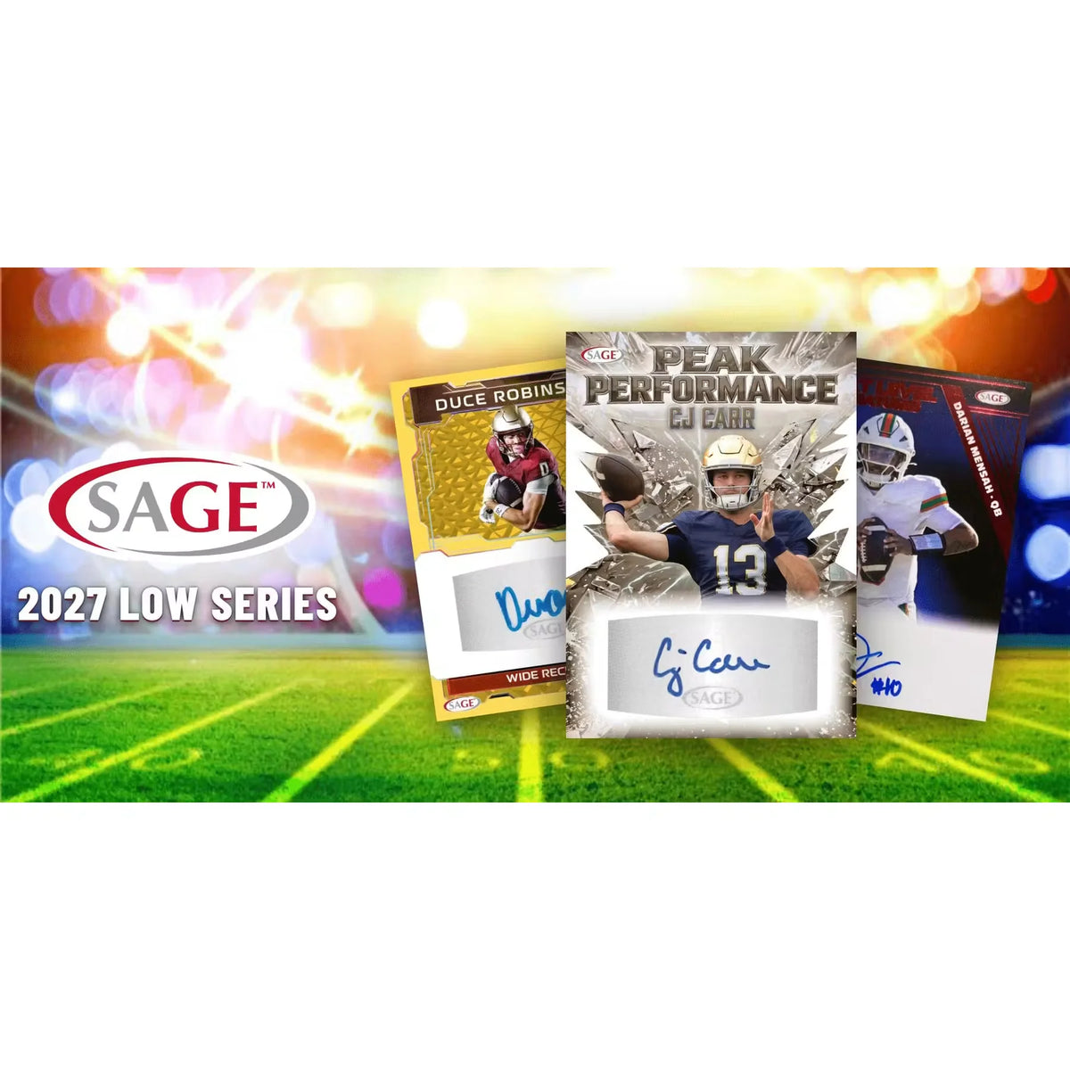 2027 Sage Low Series Football Hobby 16-Box Case | Presell | P7732574