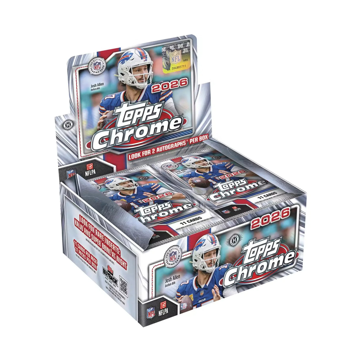 2026 Topps Chrome Football Hobby Jumbo 8-Box Case | Presell (Ships Sealed Only) | P7812503