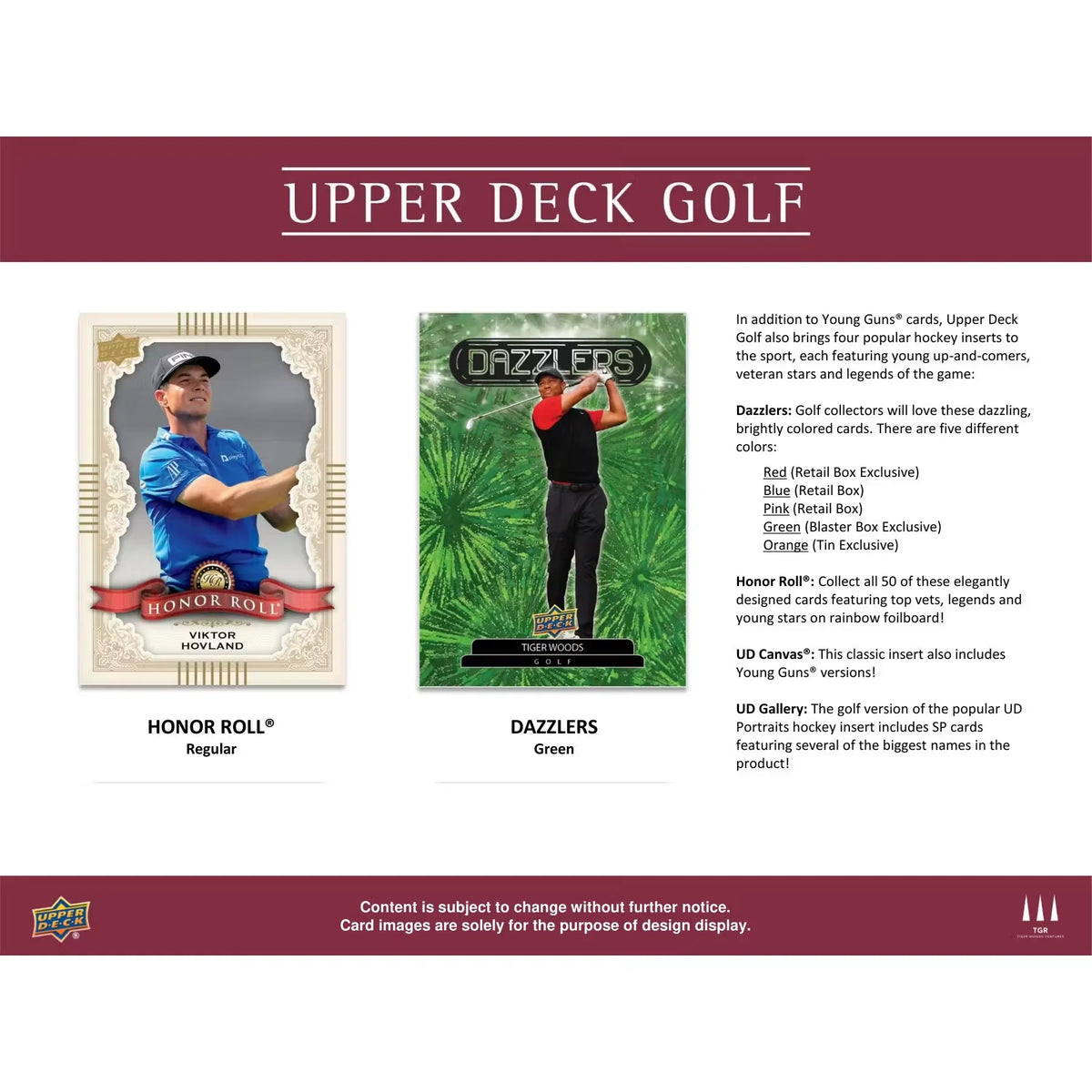 2024 Upper Deck Golf Blaster 20-Box Case (Ships Sealed Only) | P7853515
