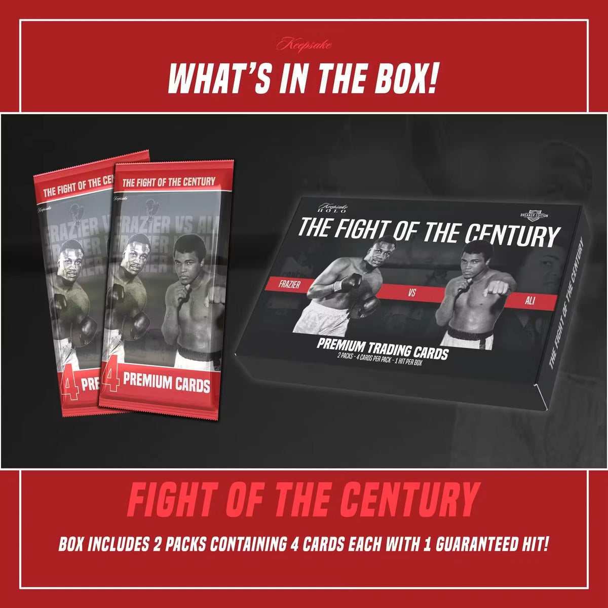 2026 Keepsake The Fight of the Century Ali vs. Frazier 10-Box Case | Presale | P8254803