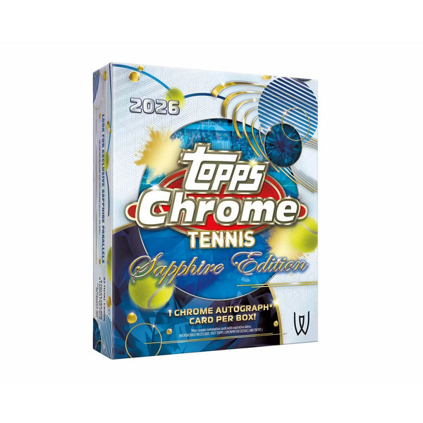 2026 Topps Chrome Tennis Sapphire Edition 10-Box Case | Presell | P8254870