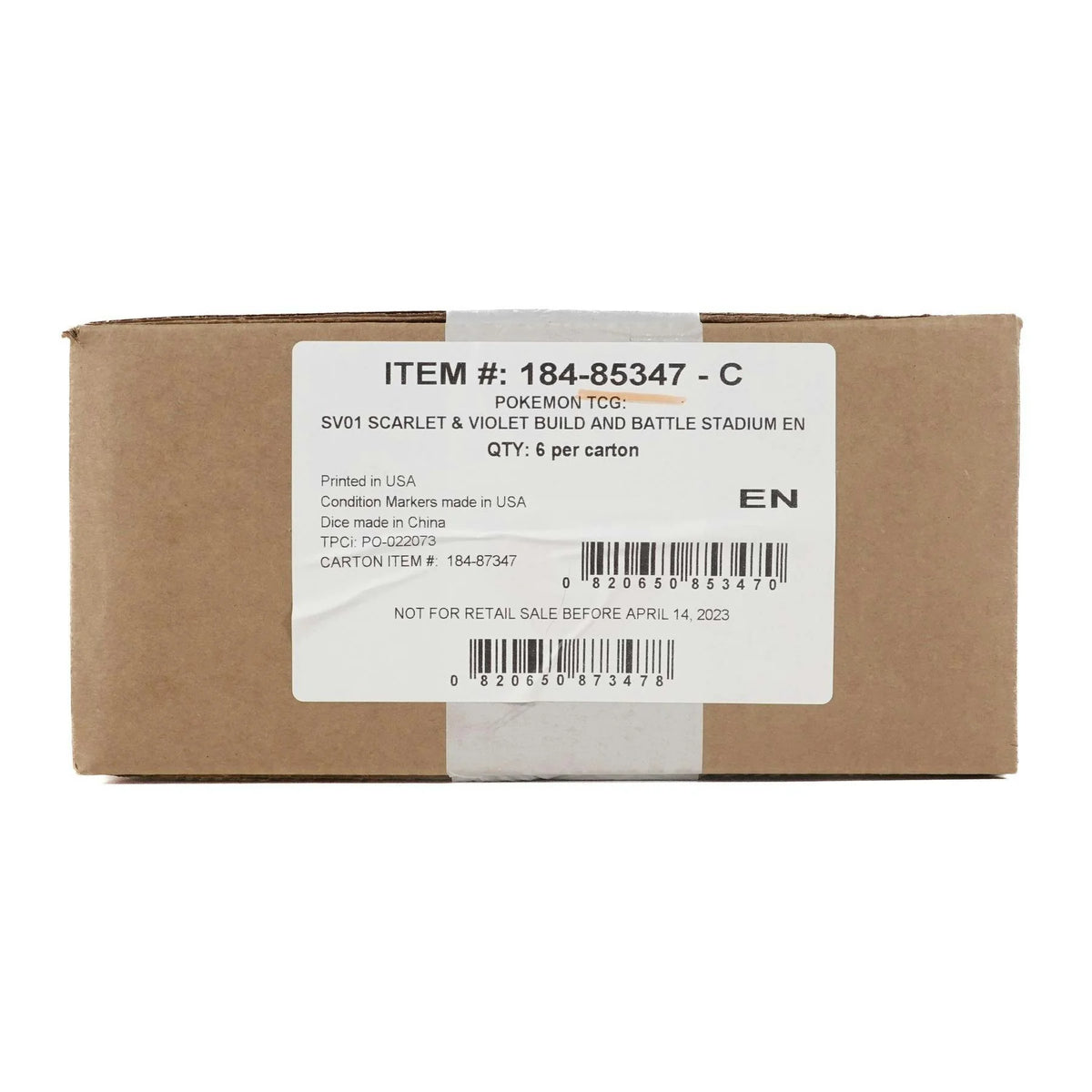 Pokemon Scarlet & Violet Build & Battle Stadium | 6-Box Case | P8257353