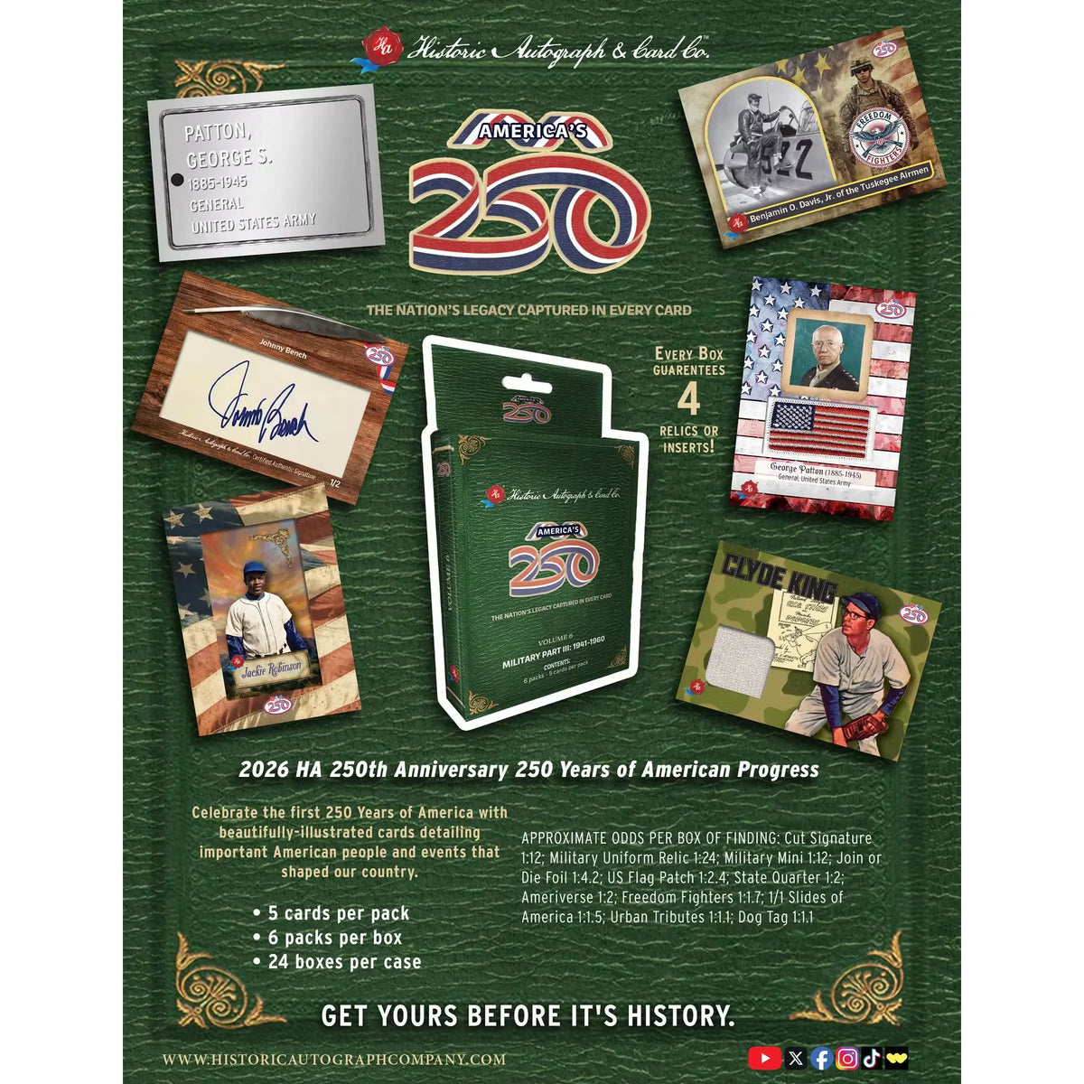 2026 Historic Autographs America's 250th Anniversary Part 3: Military Hobby | P8257846