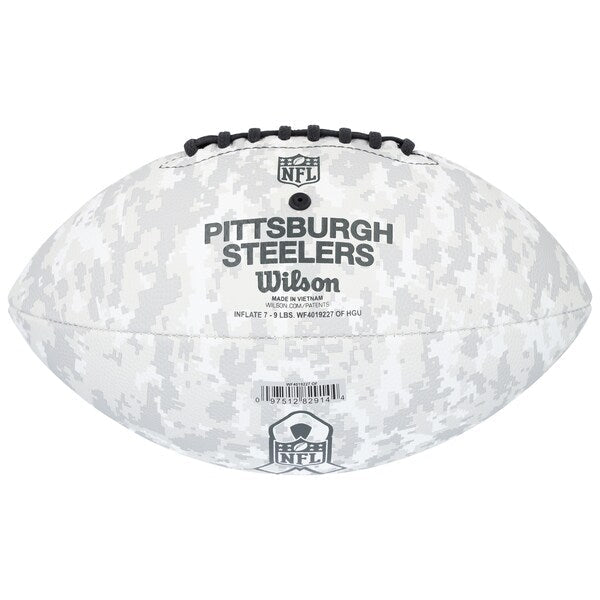 Ben Roethlisberger Pittsburgh Steelers Autographed Fanatics Authentic Wilson 2024 Salute To Service Football - The Ballers Bank