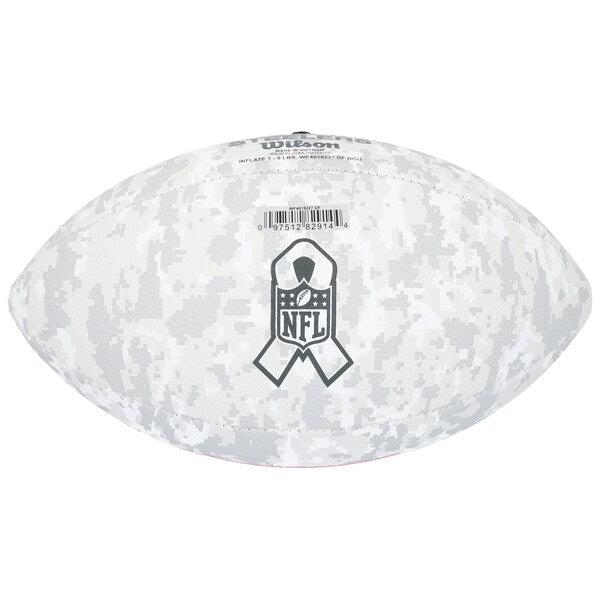 Ben Roethlisberger Pittsburgh Steelers Autographed Fanatics Authentic Wilson 2024 Salute To Service Football - The Ballers Bank