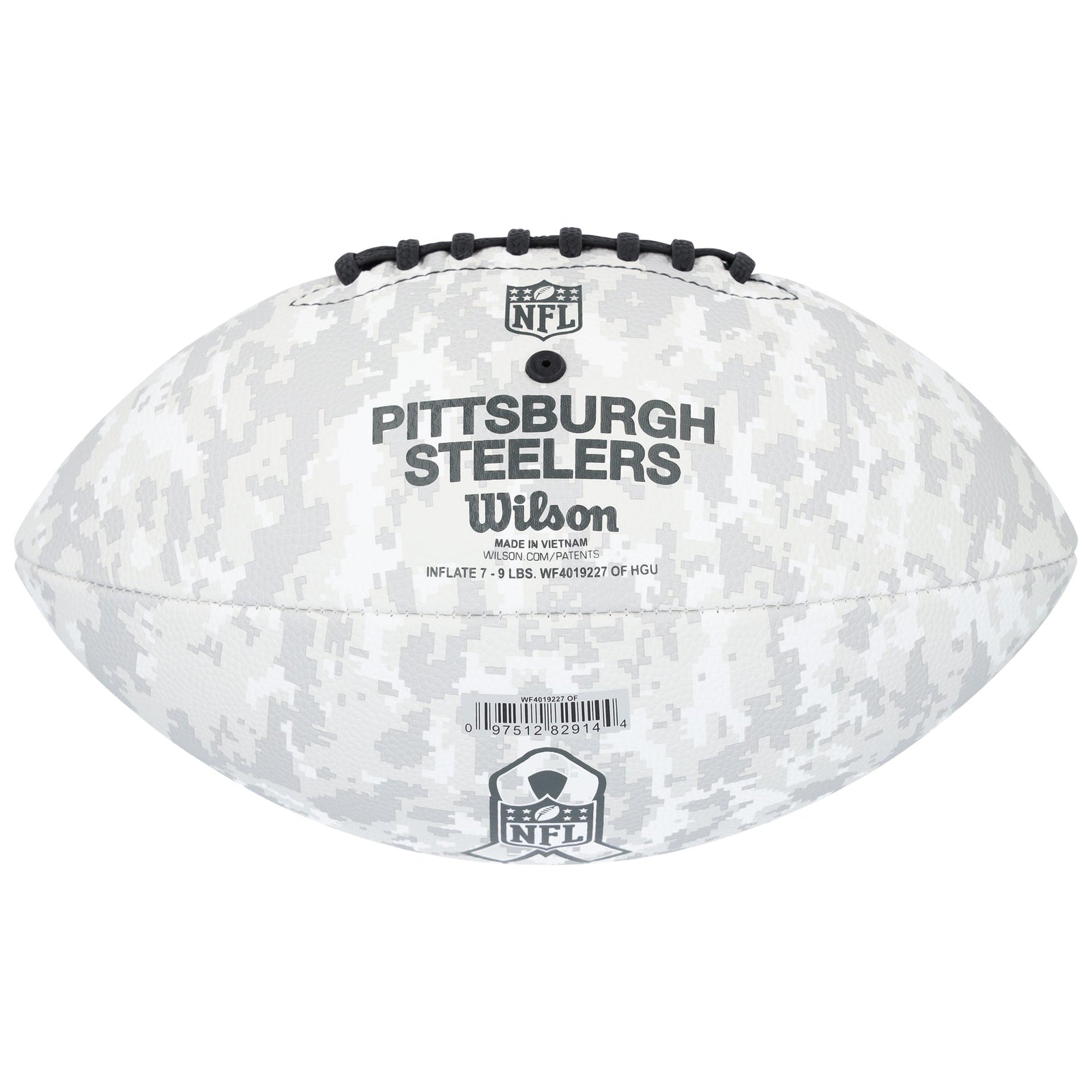 Ben Roethlisberger Pittsburgh Steelers Autographed Fanatics Authentic Wilson 2024 Salute To Service Football - The Ballers Bank