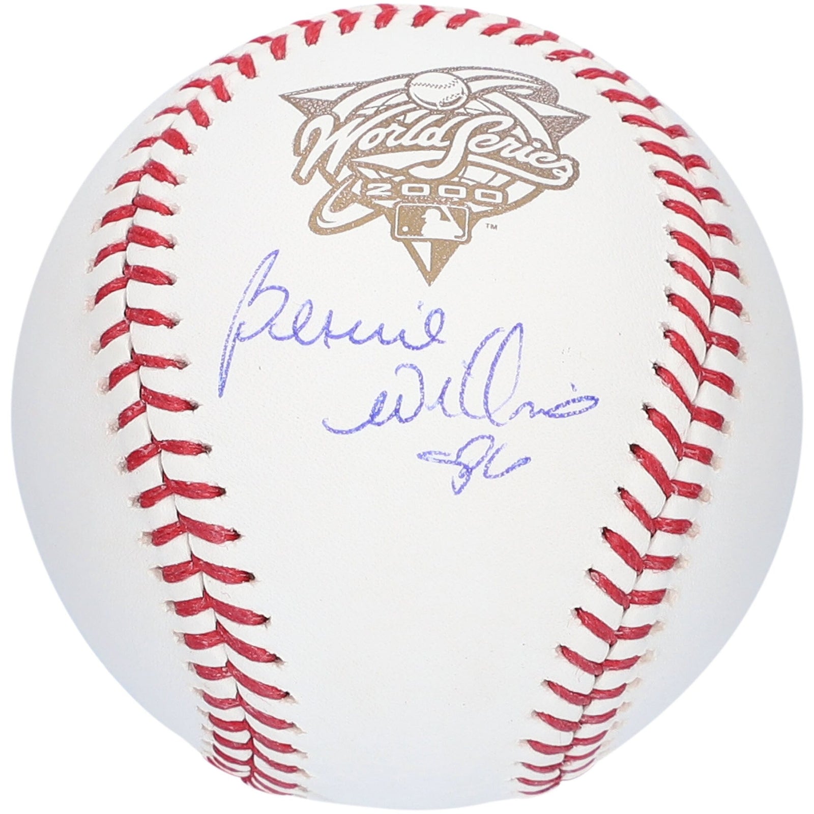 Bernie Williams New York Yankees Fanatics Authentic Autographed Rawlings 2000 World Series Logo Baseball - The Ballers Bank