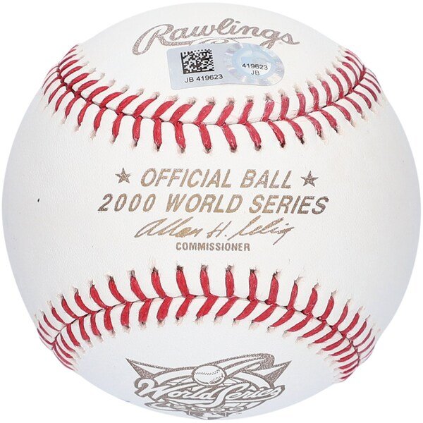 Bernie Williams New York Yankees Fanatics Authentic Autographed Rawlings 2000 World Series Logo Baseball - The Ballers Bank