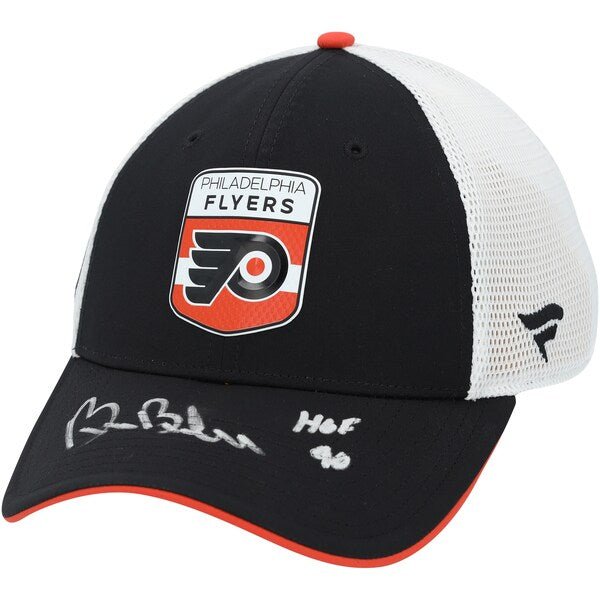 Bill Barber Philadelphia Flyers Autographed Fanatics Authentic Draft Fanatics Cap with "HOF 90" Inscription - The Ballers Bank