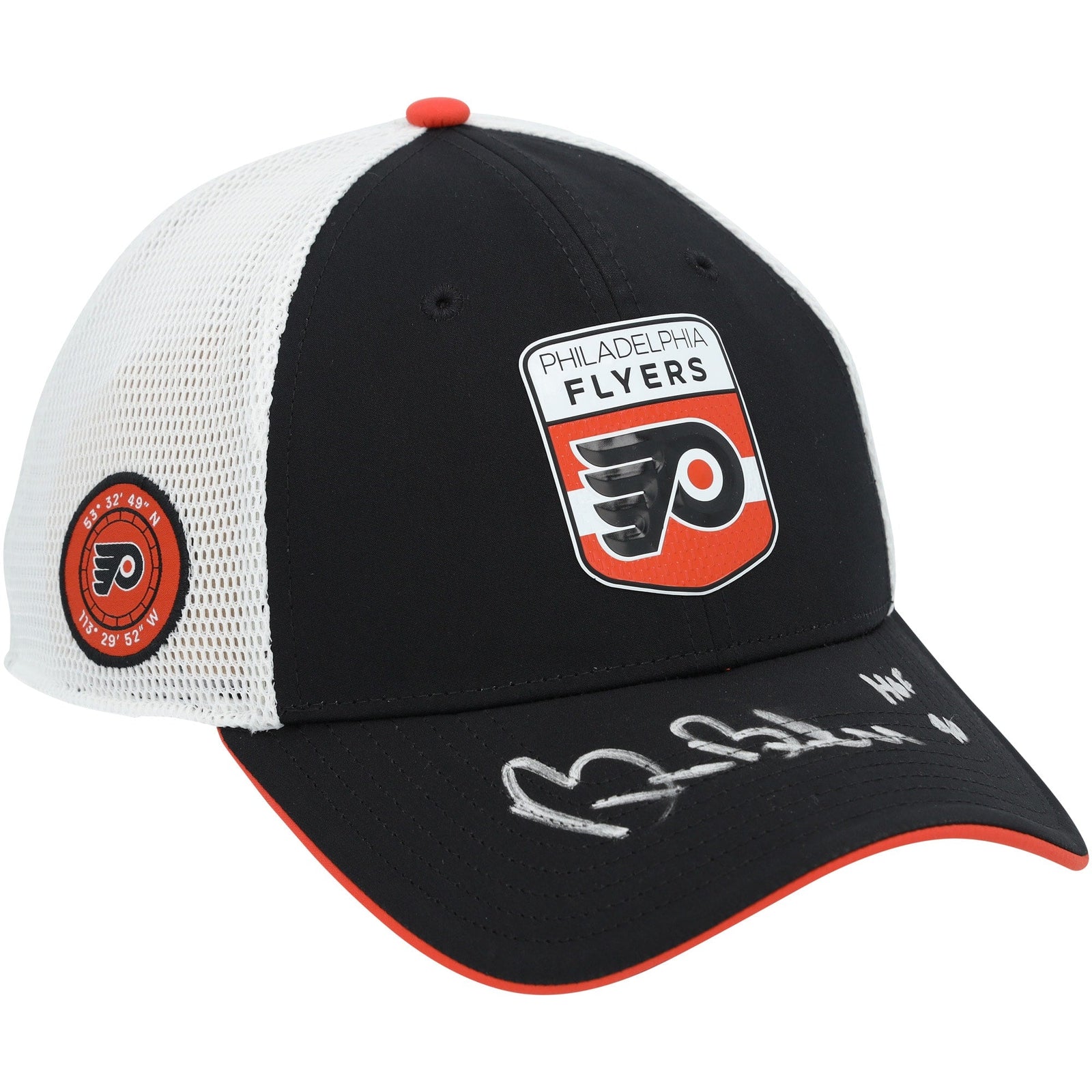 Bill Barber Philadelphia Flyers Autographed Fanatics Authentic Draft Fanatics Cap with "HOF 90" Inscription - The Ballers Bank