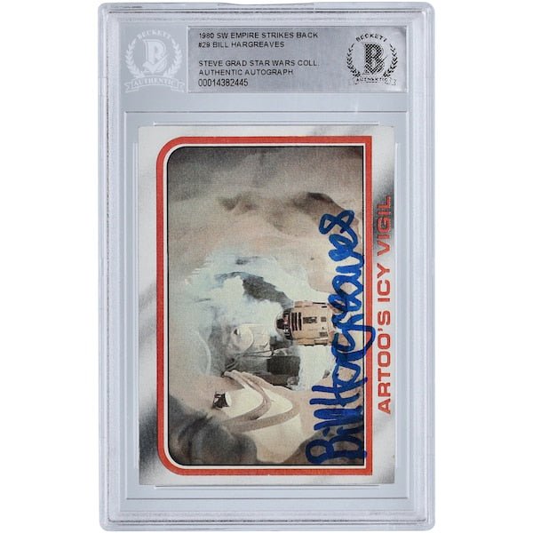 Bill Hargreaves Star Wars Autographed 1980 Topps 29 BAS Authenticated Card - The Ballers Bank