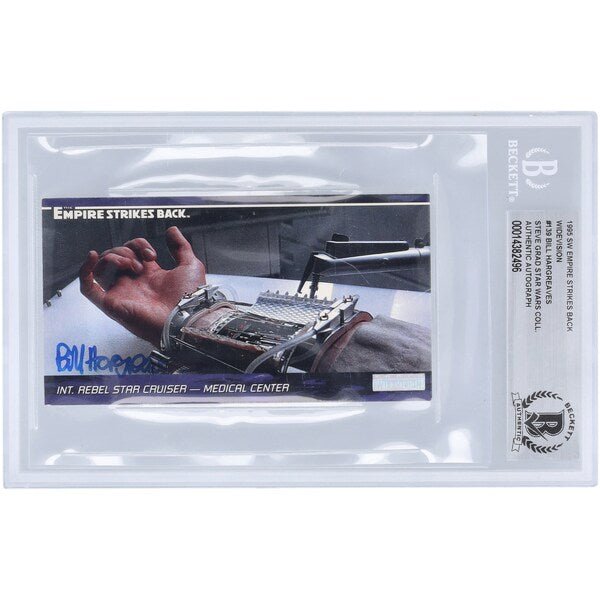 Bill Hargreaves Star Wars Autographed 1995 Topps Widevision 139 BAS Authenticated Card - The Ballers Bank