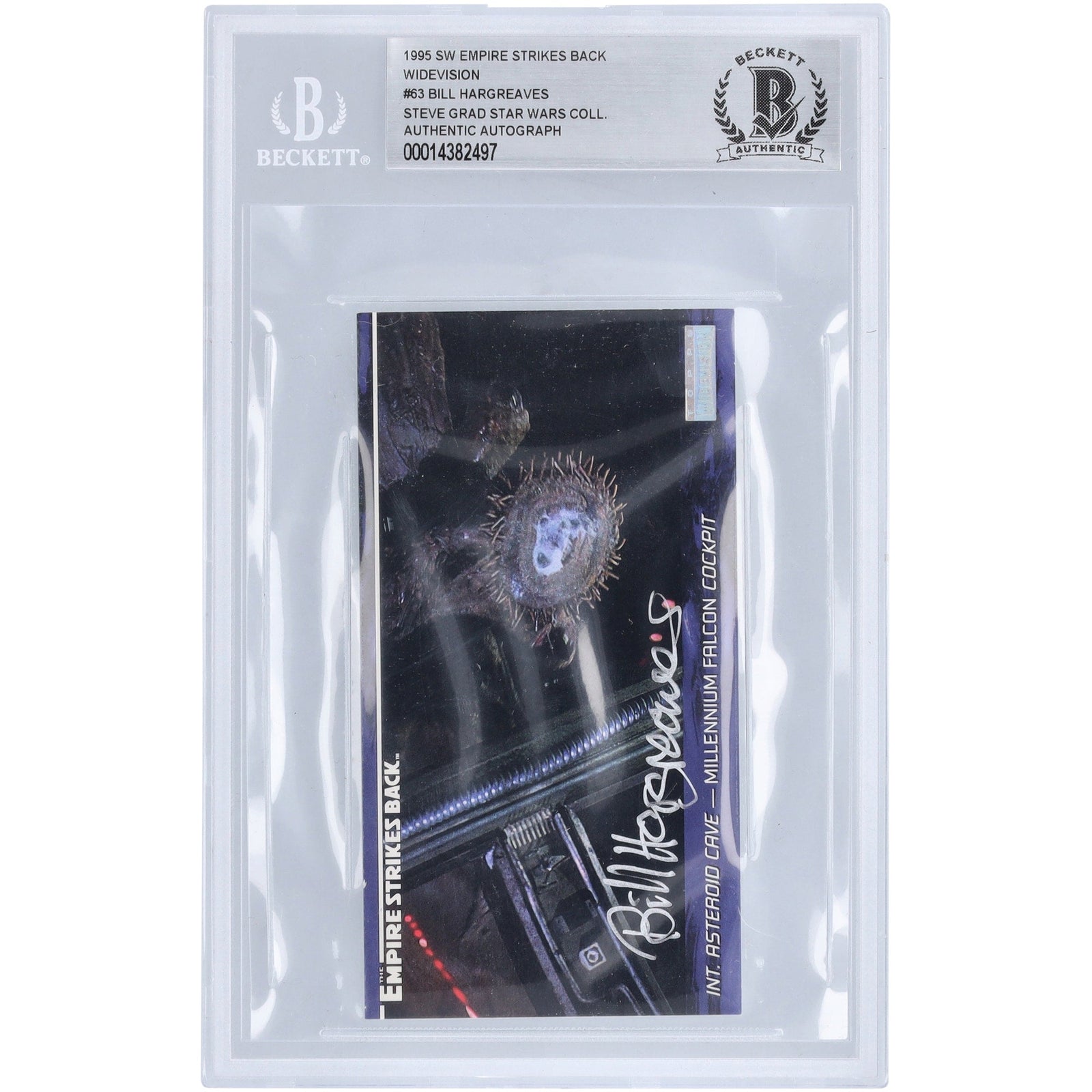 Bill Hargreaves Star Wars Autographed 1995 Topps Widevision 63 BAS Authenticated Card - The Ballers Bank