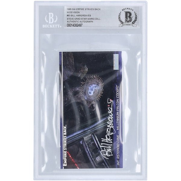 Bill Hargreaves Star Wars Autographed 1995 Topps Widevision 63 BAS Authenticated Card - The Ballers Bank