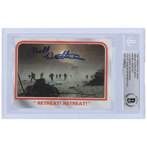 Bill Westley Star Wars Autographed 1980 Topps The Empire Strikes Back 46 BGS Authenticated Card - The Ballers Bank