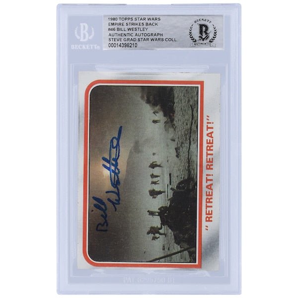 Bill Westley Star Wars Autographed 1980 Topps The Empire Strikes Back 46 BGS Authenticated Card - The Ballers Bank
