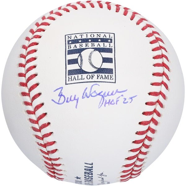 Billy Wagner Houston Astros Autographed Fanatics Authentic Hall of Fame Logo Baseball with "HOF 25" Inscription - The Ballers Bank