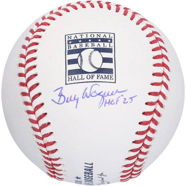 Billy Wagner Houston Astros Autographed Fanatics Authentic Hall of Fame Logo Baseball with "HOF 25" Inscription - The Ballers Bank